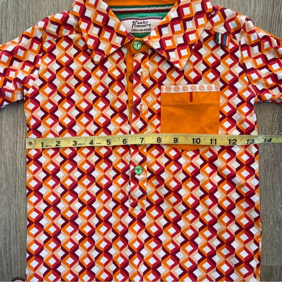 4 Funky Flavours Colors Of The World -Cardigan LS Shirt  Little Boys 134/140 - Picture 2 of 12